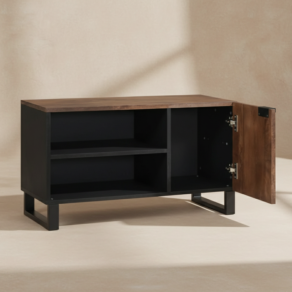 Meuble TV bois massif rustique