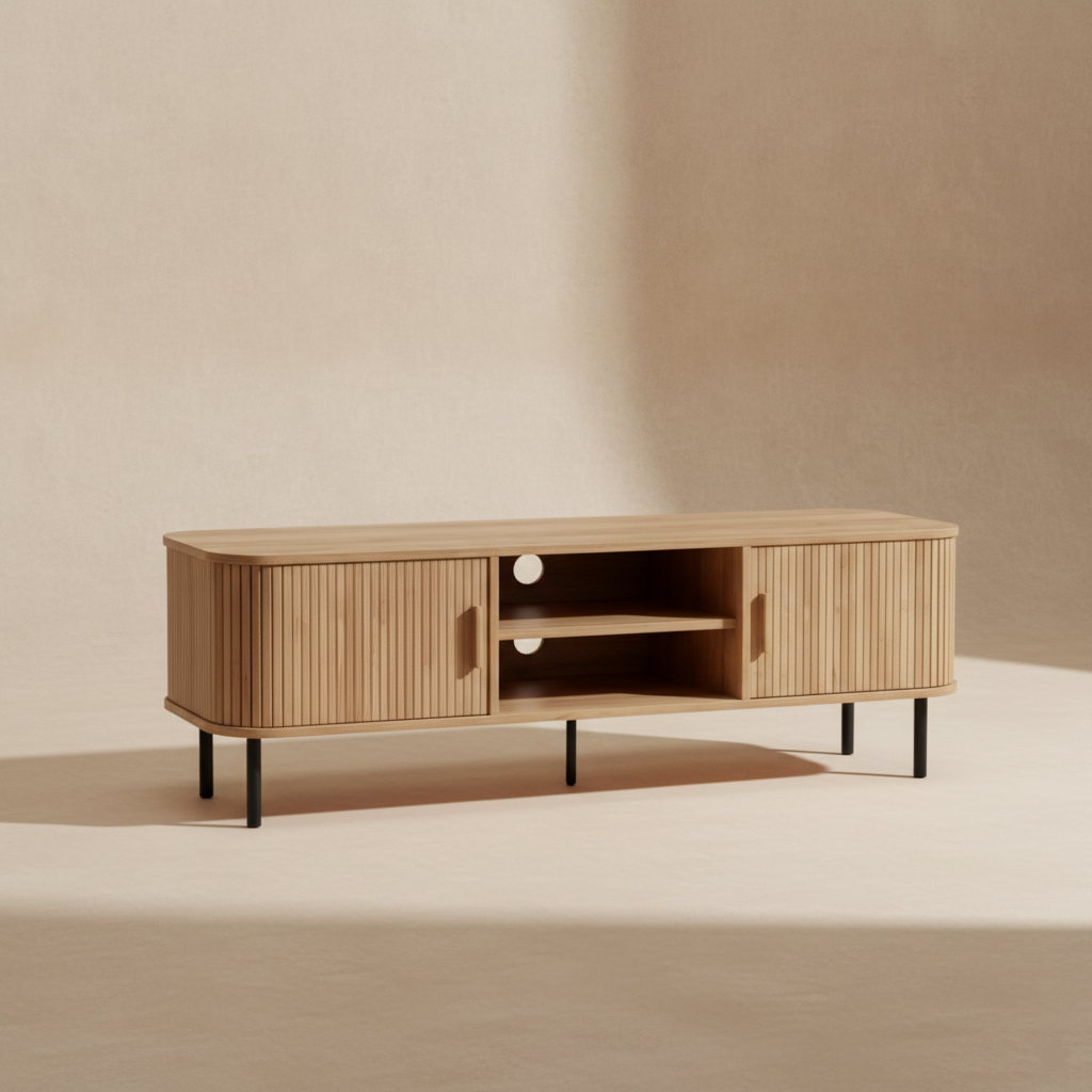 Meuble TV bois scandinave Colva