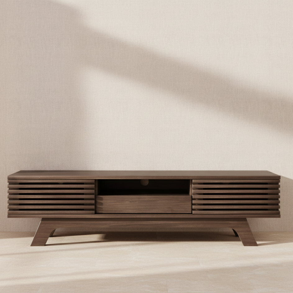 Meuble TV bois vintage design