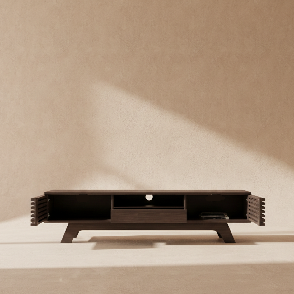 Meuble TV bois vintage design