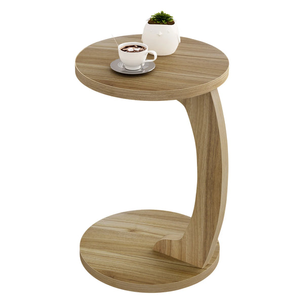 Table d’appoint ronde C-shape