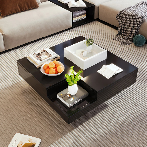 Table basse design carré