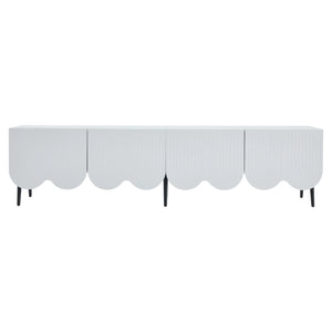 Meuble TV blanc design moderne