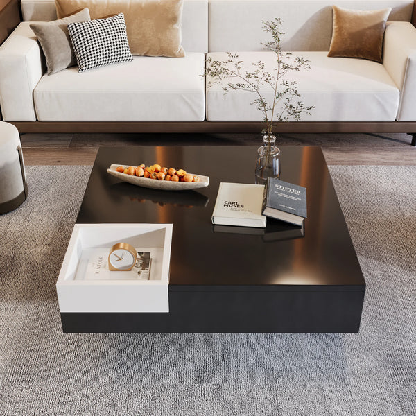 Table basse design carré