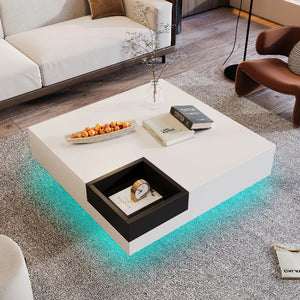 Table basse design carré