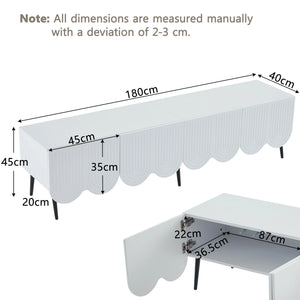 Meuble TV blanc design moderne