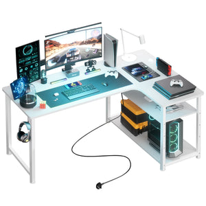 Bureau gaming d’angle avec USB