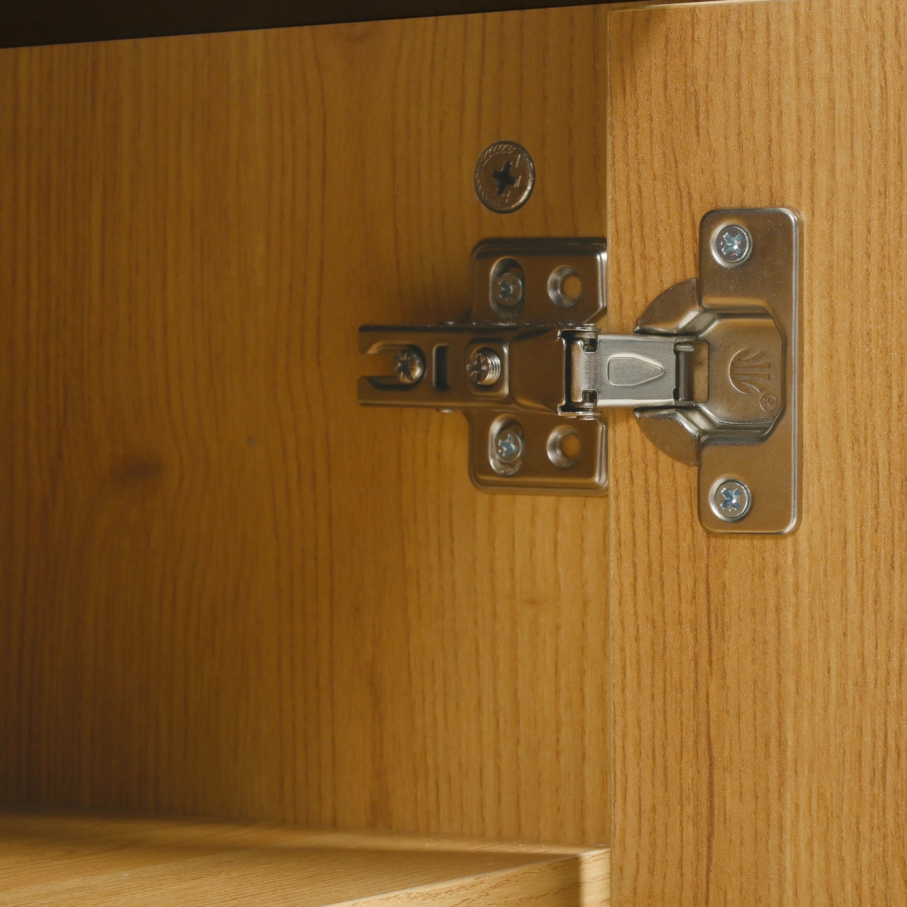 Meuble TV bois noir LED