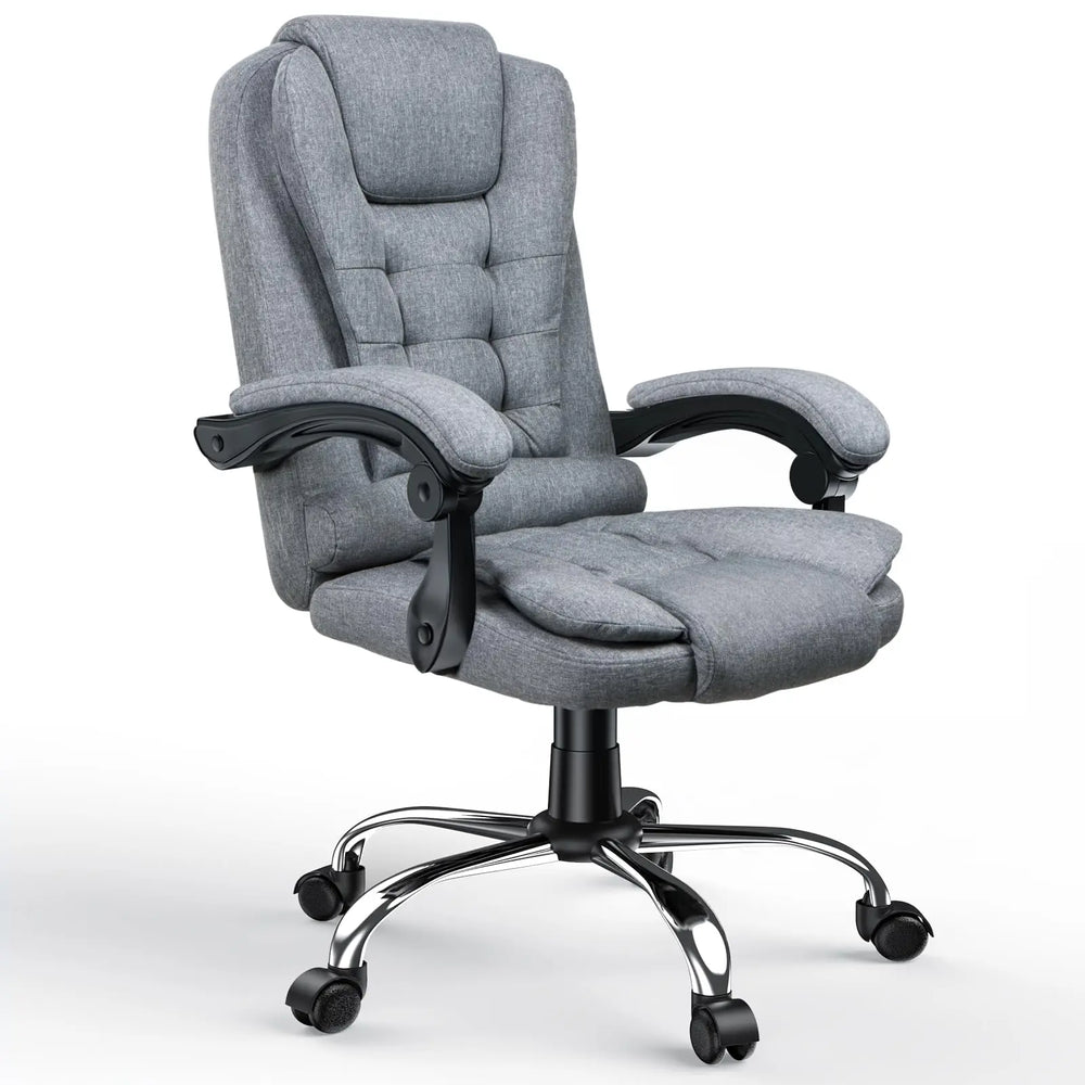 Chaise de bureau ergonomique grise