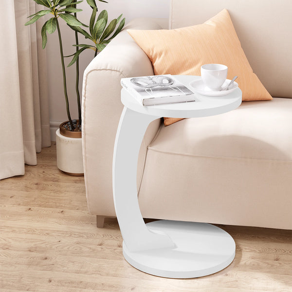 Table d’appoint ronde C-shape