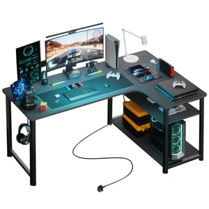 Bureau gaming d’angle avec USB
