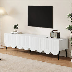 Meuble TV blanc design moderne