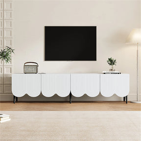 Meuble TV blanc design moderne