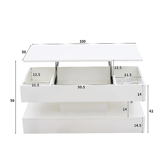 Table basse LED modulable