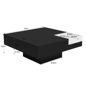 Table basse design carré