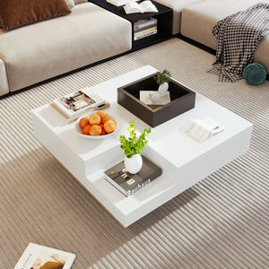 Table basse design carré