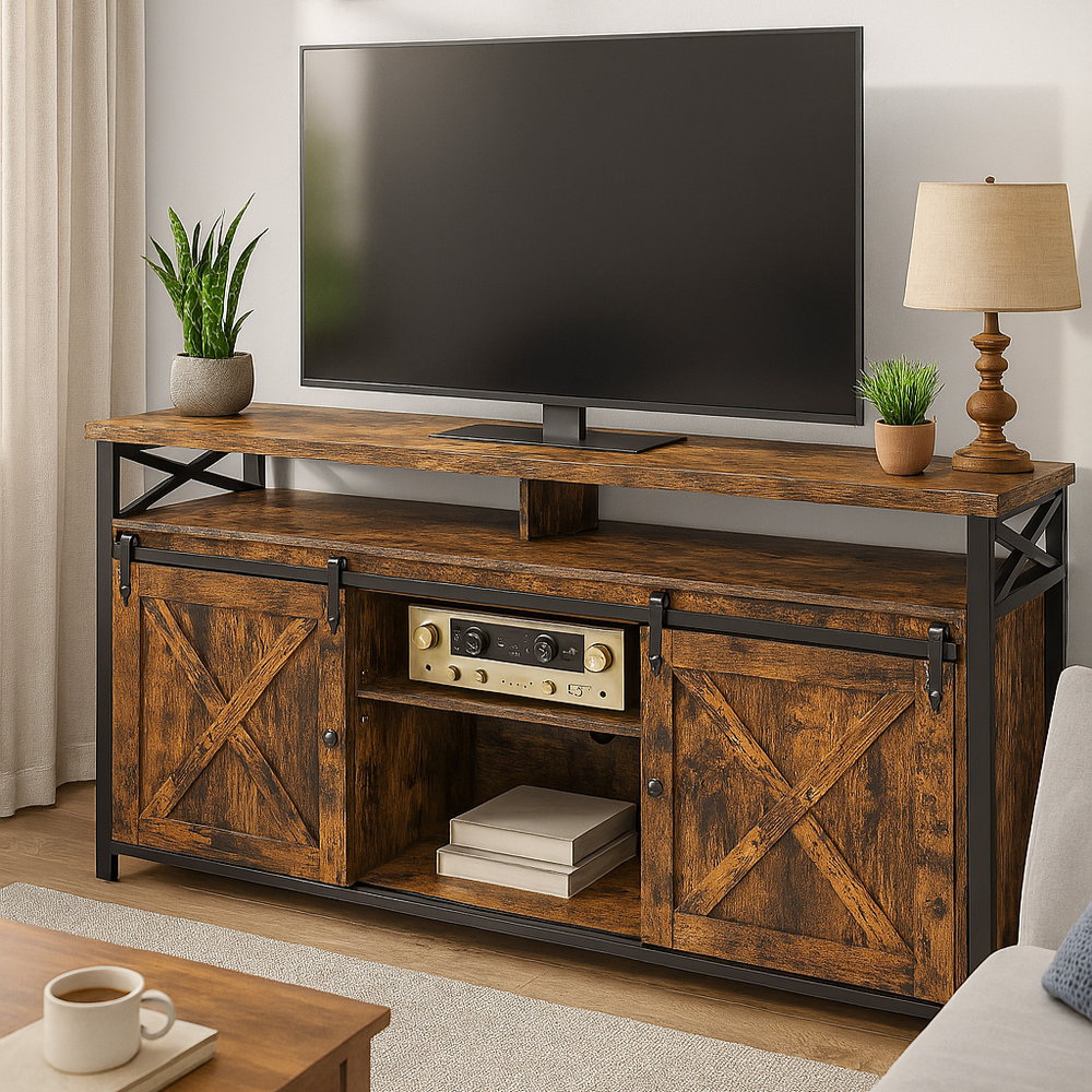 Meuble TV industriel