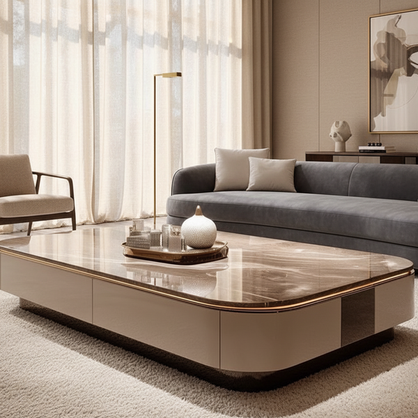 Table basse italienne luxe marbre