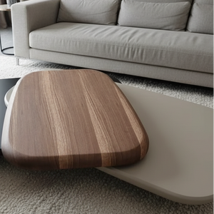 Table basse luxe design bois moderne