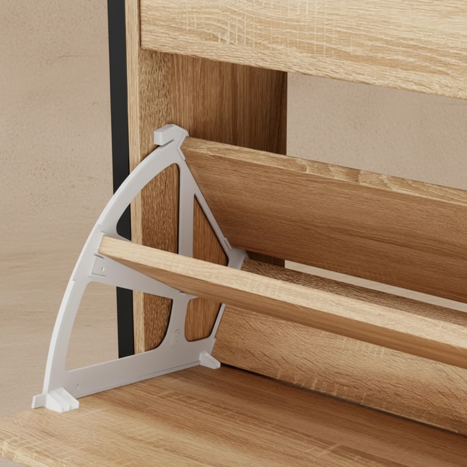 Meuble à chaussures industriel bois