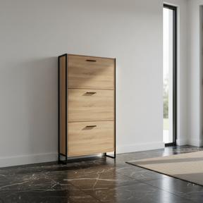 Meuble à chaussures industriel bois