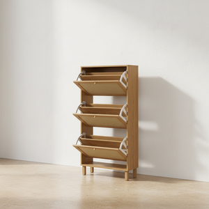 Schuhschrank aus Naturrohr