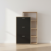 Meuble à chaussures hêtre noir