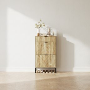 Meuble à chaussures chêne moderne