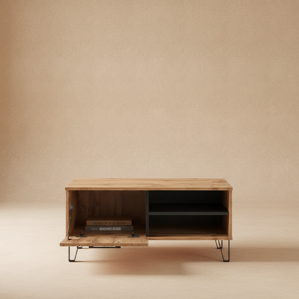 Table basse chêne wotan moderne