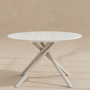 Table à manger ronde scandinave