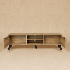 Meuble TV moderne bois clair