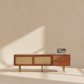 Le meuble TV bois ratant