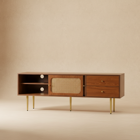 Le meuble TV bois ratant