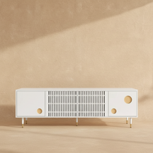 Meuble TV noir doré design moderne