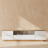 Meuble TV blanc bois moderne design