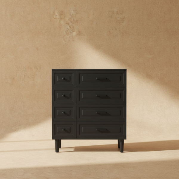 La commode moderne 8 tiroirs en bois HOMA