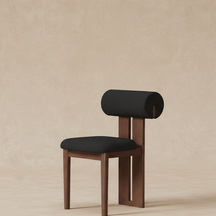 Chaise bois massif vintage nordique