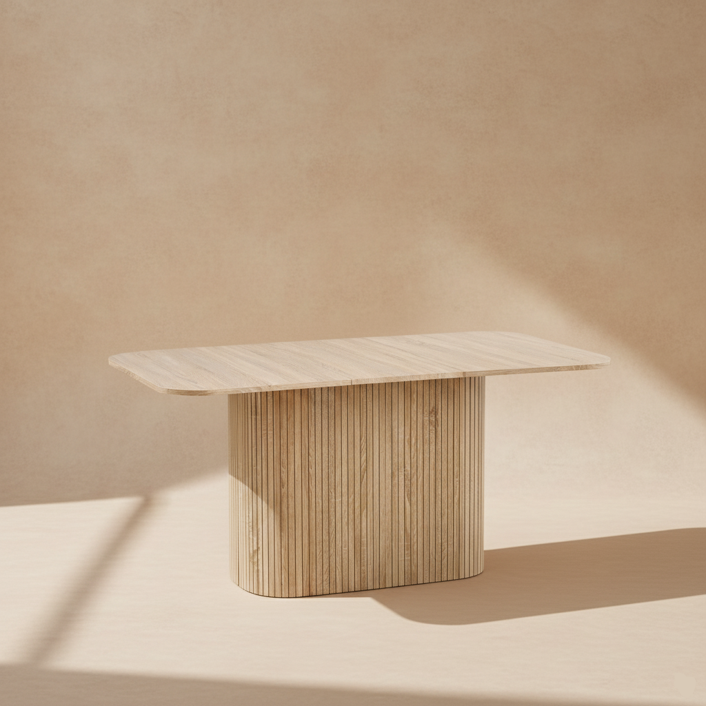 Table à manger bois moderne rectangulaire