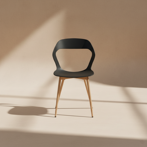 Chaise de salle à manger blanche scandinave (lot de 4)