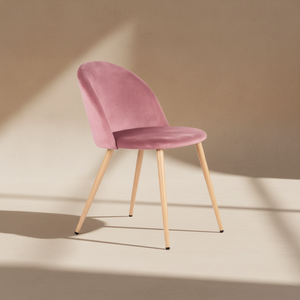 Chaise de salle à manger velours