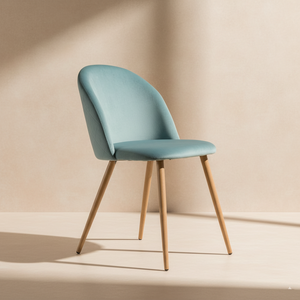 Chaise de salle à manger velours