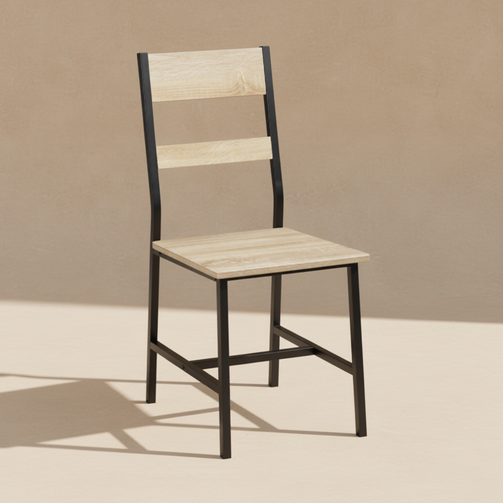 Chaises de salle à manger industrielles bois