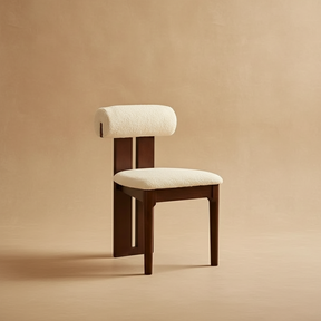 Chaise bois massif vintage nordique