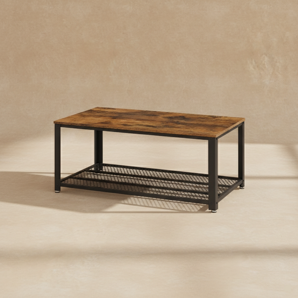 Table basse industrielle bois métal