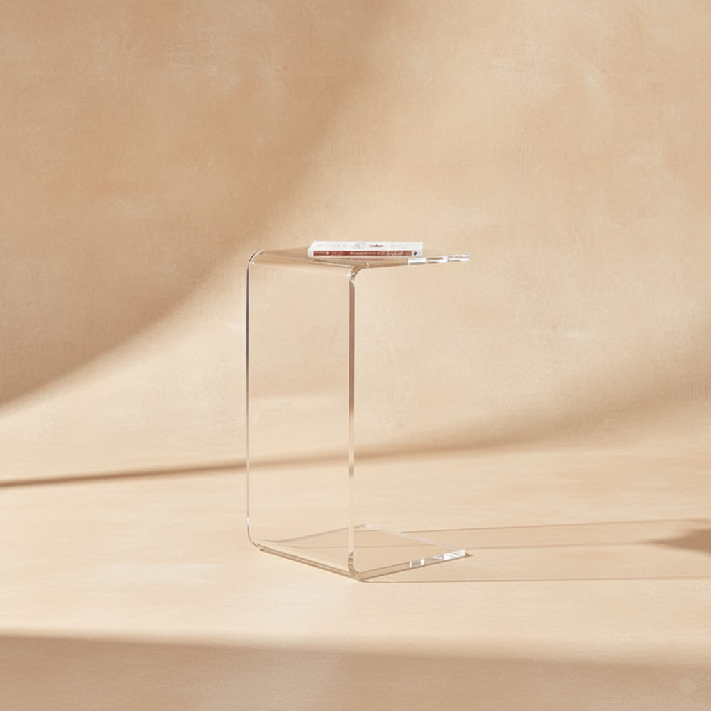 Table basse acrylique transparente design
