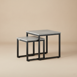 Tables basses gigognes bois métal