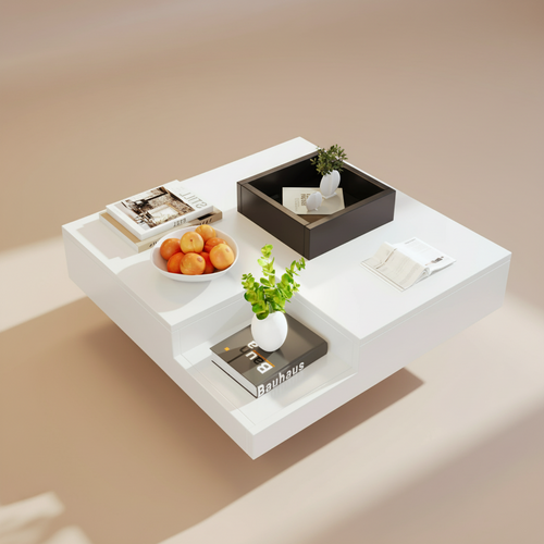 Table basse design carré