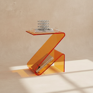 Table d’appoint design acrylique moderne