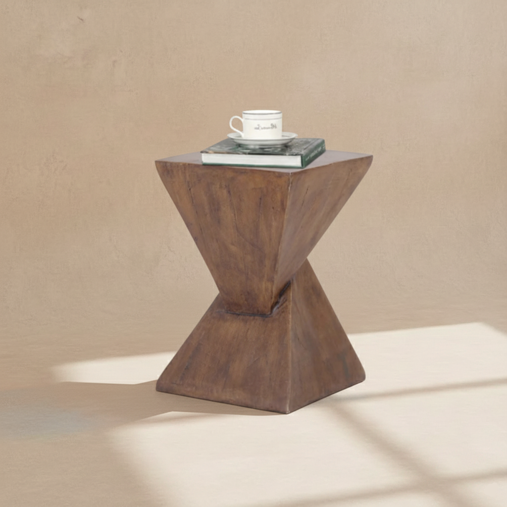 Table d’appoint béton design naturel