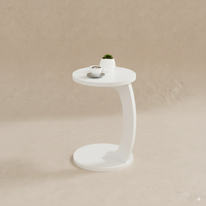 Table d’appoint ronde C-shape